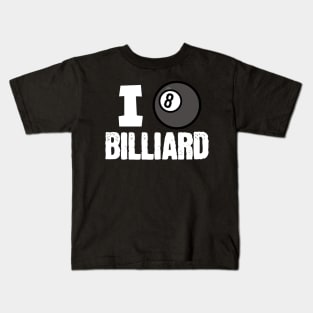 I love billiard ball Kids T-Shirt